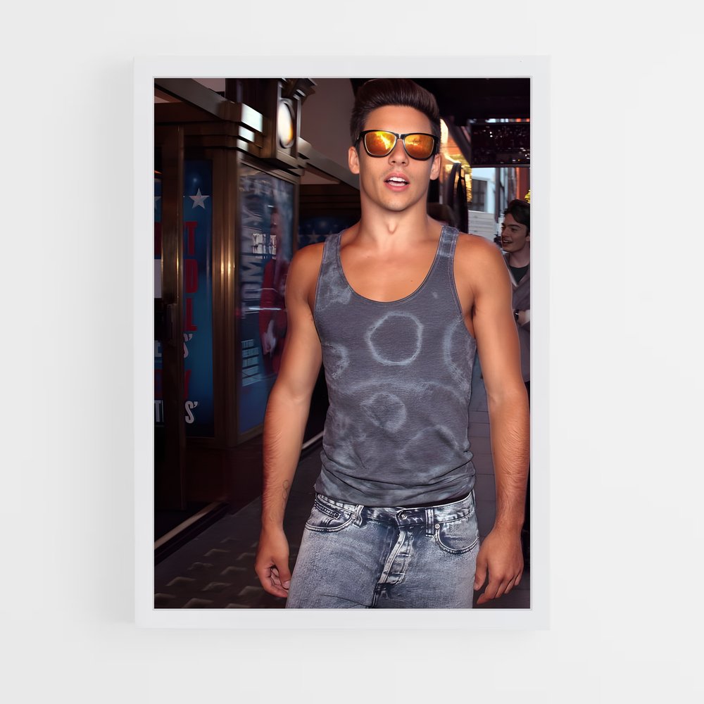 Poster Chris mears – affiche Plongeon au tremplin (vue 3)